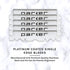 Parker Premium Platinum 1/2 Blades - 200 Count for Professional Barber Razors, Shavette Razors, Disposable Blade