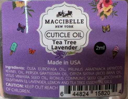 Maccibelle Lavander Pure Cuticle & Nail Oil Pen, 2ml, Heals Dry Cracked Cuticles