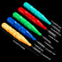 Patelai 50 Pieces Interdental Brush Toothpick Dental Flossing Head Oral Hygiene Tool (Red, Blue, Green, Orange)