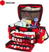 REDCUBE Emergency Bag - First Aid Empty Bags, Professional Multiple Compartment Kit Carrier for Emergency Medical