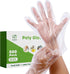 Comfy Package Disposable Poly Plastic Gloves for Food Prep, Cooking & Food Service, Latex & Powder Free - One Size