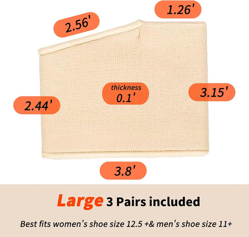 KASAK 2 Metatarsal Pads with Gel for Women & Men, Pairs Ball of Foot Pain Relief Cushions for Metatarsalgia, Morton's