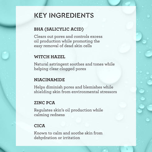Bliss Clear Genius Clarifying Toner + Serum - 4.3 Fl Oz, Purifies Pores, Tones, Calms Skin, Vegan & Cruelty-Free
