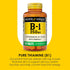 MASON NATURAL Vitamin B1 Thiamine 250 mg, 100 Day Supply Dietary Supplement, Easy to Swallow Tablets