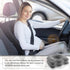 Leinuosen 2 Pcs Inflatable Seat Cushion, Portable Lift Donut Pillow for Tailbone Pain Relief, Gray