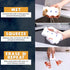 MaxSpark 4 Pack Magic Eraser Sponges Thick Melamine Cleaning Sponges for Walls, Kitchen, Bathroom & Floors White Magic