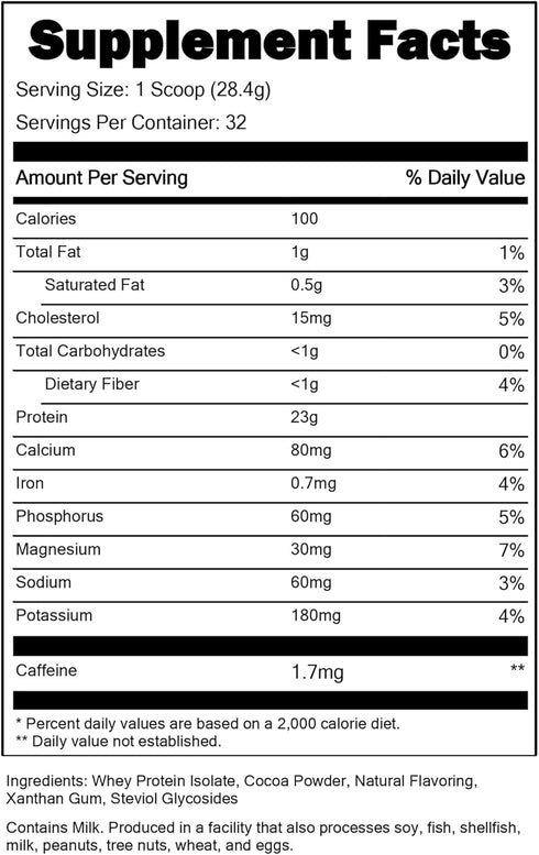Cold-Processed CFM 100% Whey Protein Powder, All-Natural, Sweetened with Stevia, Chocolate Brownie, 2 LB