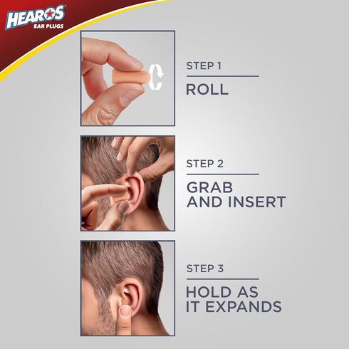 HEAROS Ultimate Softness Series Ear Plugs, 28 Pair.