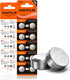 HAOFILM LR41 AG3 392 384 192 1.5V (Pack 10) Advanced Alkaline Battery, Round Coin Cell Battery