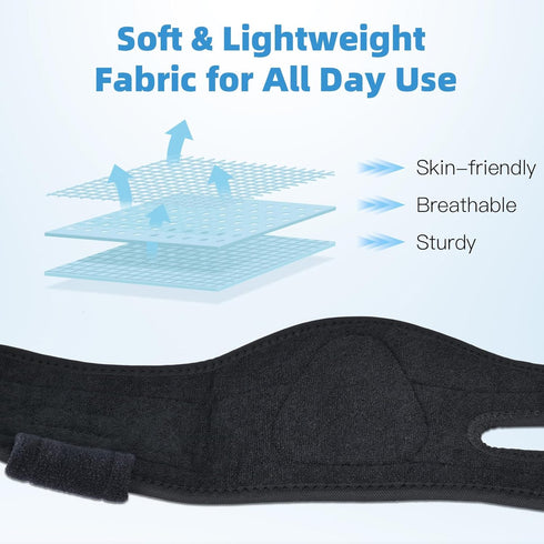 Tenbon AFO Foot Drop Brace for Walking with Shoes & Sandals, Adjustable Dorsiflexion Assist Support for Improved Gait
