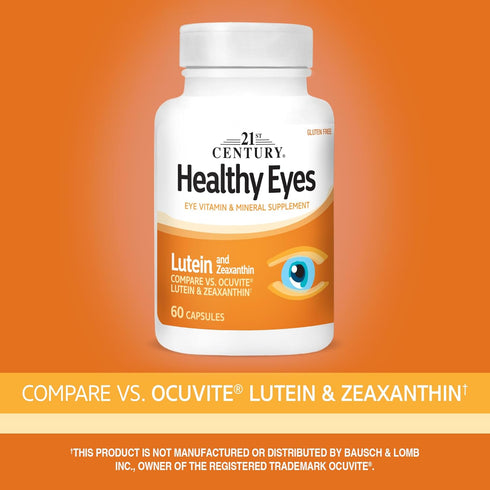 21st Century Healthy Eyes Lutein and Zeaxanthin Capsules | 60 Count (27454)