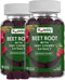 YumVs Beet Root Gummies with Tart Cherry Extract - Berry Flavor Beetroot Gummies for Blood Circulation and Antioxidant