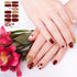 Maitys 224 Pieces Nail Art Polish Stickers, 16 Sheets Full Nail Wraps with File Manicure Kit, Fresh Floral Series