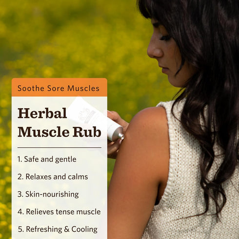 Moon Valley Organics Herbal Muscle Rub with Cayenne – Soothes Pain from Cold, Treat Sore Joints, Aches and Pains