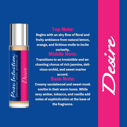 Roll-on Original Perfume Oil for Women and Men, Pheromone Cologne - Unisex Floral Scent 0.34fl.oz (10mL)