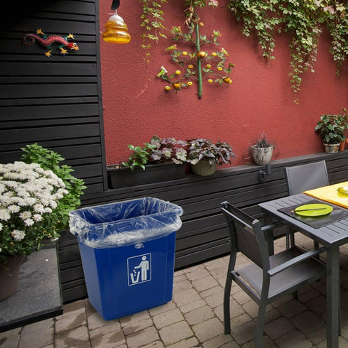 13 Gallon Clear Trash Bag, 180 Counts