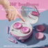 Vastsoon Cute Contact Lens Cleaner, Case Cleaning Machine with Solution Soak Case and Contact Lens Applicator Tool