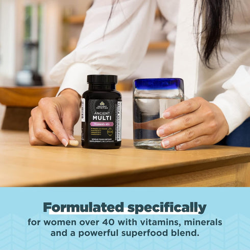 Ancient Nutrition Multivitamin for Women 40+ - Immune Support with Vitamin D, C, Magnesium, 90 Ct
