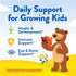Gummy 2+ Gummy 95-190 190 Gummies L'il Critters Vites Daily Kids Multivitamins Assorted Fruit Flavors for Ages Toddlers