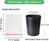 Magesh 4 Gallon Small Drawstring Trash Bags, White, Drawstring-4Gal150
