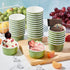Maxdot 60pcs 5oz Frozen Dessert Cups, Disposable Ice Cream Cups, Paper Yogurt Bowls, for Hot and Cold Foods, Suitable