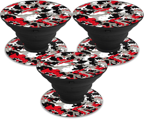 MightySkins Skin for PopSocket - Red Camo | Unique Vinyl Decal Wrap Cover, Easy to Apply, Remove | Made in The USA