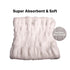 Red by Kiss Extra Wide Spa Headband, Super Absorbent & Soft Fluffy Plush Fleece, Full Hairline Coverage, Essential for Makeup, Skincare, Face Washing, Shower, Sauna, One Size Fits All (White)