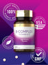 Carlyle B-Complex Vitamin with B12, 300 Tablets, High Potency, Vegetarian & Non-GMO
