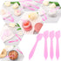 Tbestmax 300 PCS Mini Cosmetic Spatulas, 3.2" x 0.6" Disposable Makeup Spatulas for Facial Creams and Skin Care