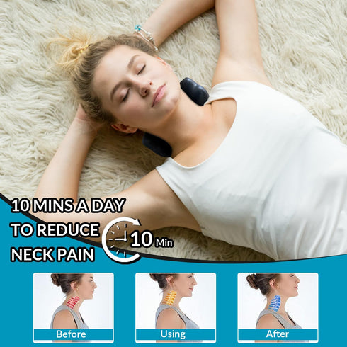 Neck and Shoulder Relaxer Neck Stretcher for Pain Relief - Cervical Neck Traction Device for Posture Alignment