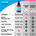 Liquid Collagen Peptides for Women - Complex with Biotin Vitamin, Hydrolyzed Keratin Protein & Saw Palmetto - 2fl oz