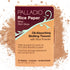 Palladio Rice Paper Facial Tissues for Oily Skin, 40 Count, Warm Beige Oil Absorbing Paper