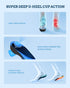 Heel Pain Relief, QBK Insoles for Standing All Day, Solving Plantar Fasciitis, Arch Collapse, Flat Heel Tendinitis