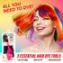 MANIC PANIC Dye Tool Kit - Hair Dye Brush + Comb Applicator, Hair Cap & Latex-Free Gloves - Reusable & Easy to Clean