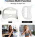 VDTEB (Grey-5pcs) Stainless Steel Muscle Scraper Gua Sha Kit and Derma Edge Scraping Tools for Physical Therapy, Deep