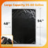 Zokaitwy 55-60 80 Count, 21 55-60 Packing Gallon Trash Bags Micron HDPE, Durable & Tear-Resistant Trash Can Liners