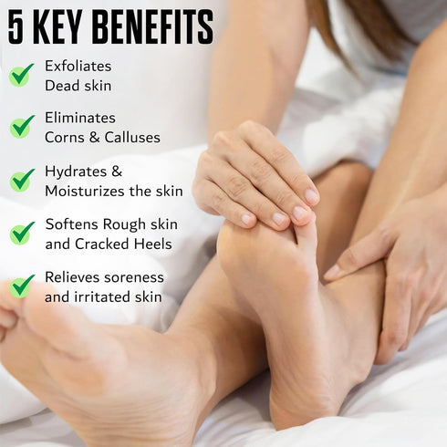 Tea Tree Oil Balm – Moisturizer for Dry Cracked Feet, Hydrates & Soothes Irritated Skin, Made in USA