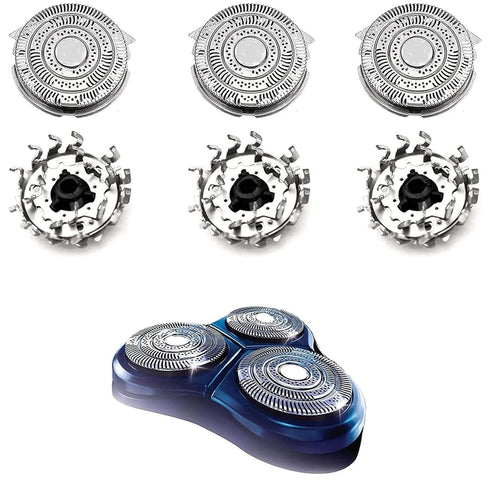 HQ9 Replacement Head Blades Compatible with Philips Shaver Heads Razor HQ9 Speedxl, Upgraded HQ9 Shaving Replacement Heads for Series 8140XL 8150XL 8160XL 8170XL HQ9070 HQ9080 HQ8240/8260 PT920
