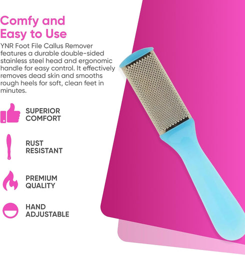 YNR Double-Sided Foot Rasp for Smooth Skin