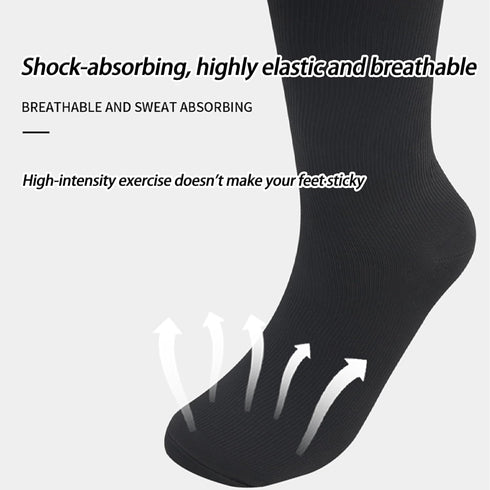 Mawjom Zipper Compression Socks Closed Toe Compression Stockings for Women Men