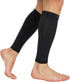 MGANG Plus Size 3XL Calf Compression Sleeve, 2 Pairs, 20-30mmHg Leg Compression Socks for Pain Relief, Black