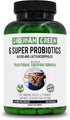 6 Super Probiotics, 120 Capsules, Traditional Formula with Bifido & Lacto Acidophilus for Digestion