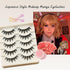 Okdeals 5 Pairs Japanese Style Makeup Eyelashes 3D Little Devil Spiky Eyelash Manga Lashes Cosplay Anime Eyelash Natural Look Beauty Eye Lash Extension Tools