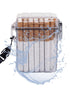 Outdoor EDC Transparent Waterproof Cigarette Case, 20 Capacity for Regular/King Size 85mm Cigarettes Box Holder