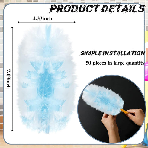 Duster Refills Compatible with Swiffer Dusters, Bulk Disposable Replacement, Heavy Duty for Home and Office Cleaning