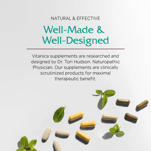 Vitanica Women's Phase II Menopause Support, Vegan, 90 Capsules