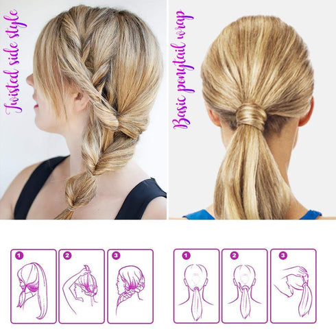 Plastic Magic Hair Braid Ponytail Maker Clip Tool, Simple DIY Hair Loop Accessories Kit
