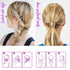 Plastic Magic Hair Braid Ponytail Maker Clip Tool, Simple DIY Hair Loop Accessories Kit