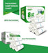 Clear Medium Garbage Bags - 8 Gallon Trash Bags FORID, 330 Count Plastic Liners for Bathroom, Bedroom, Office Trash Can