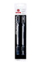 Mundial 2-Piece Manicure Pedicure Stick Set, Cuticle Pusher Nail Care Tools for Perfect Cuticles
